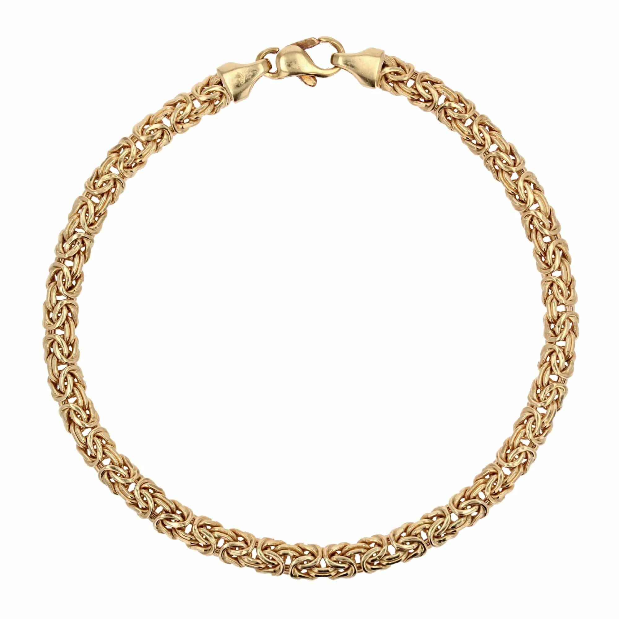 Bracelet or jaune maille entrelacée sold by 58 Facettes