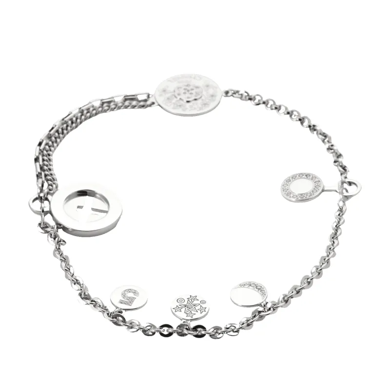 CHANEL - Camélia - Bracelet en or gris, diamants sold by 58 Facettes