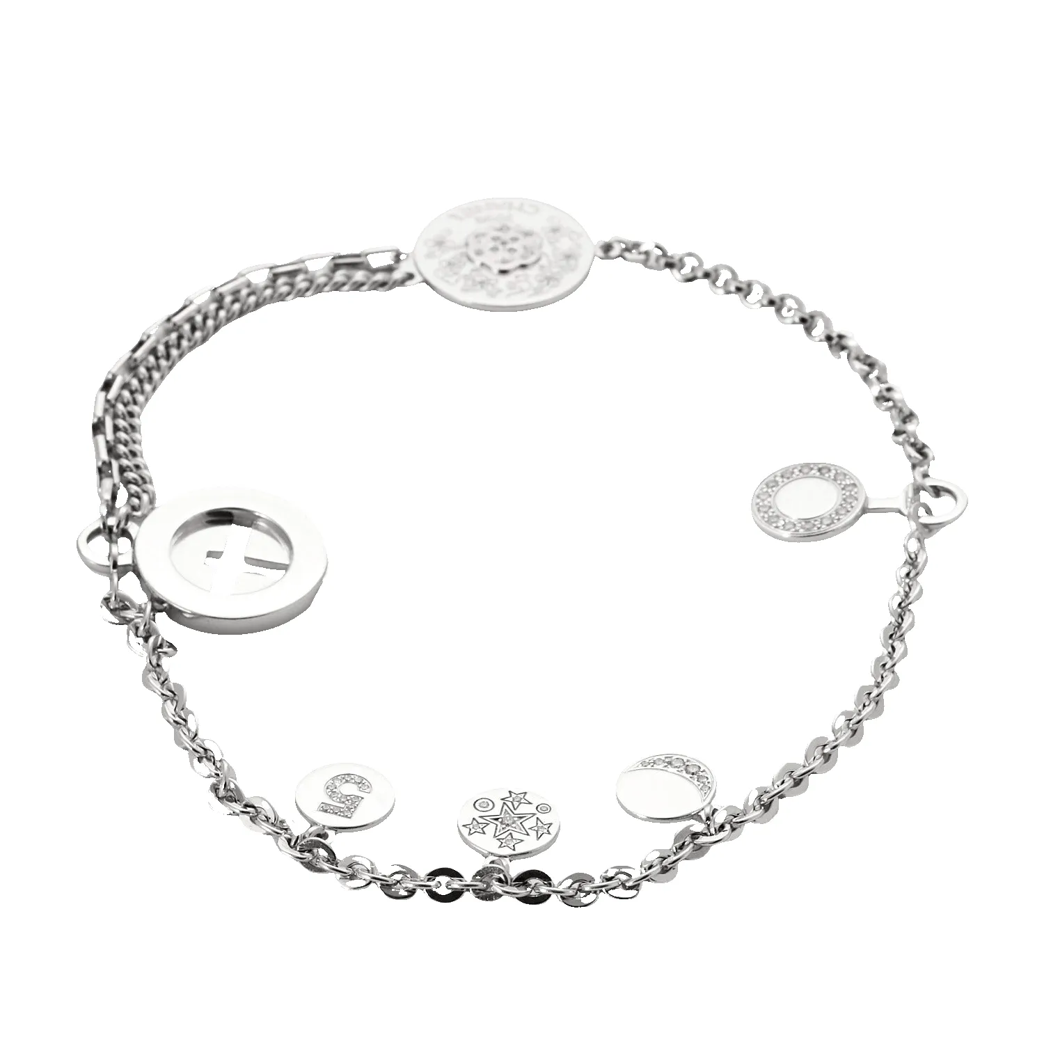 CHANEL - Camélia - Bracelet en or gris, diamants sold by 58 Facettes
