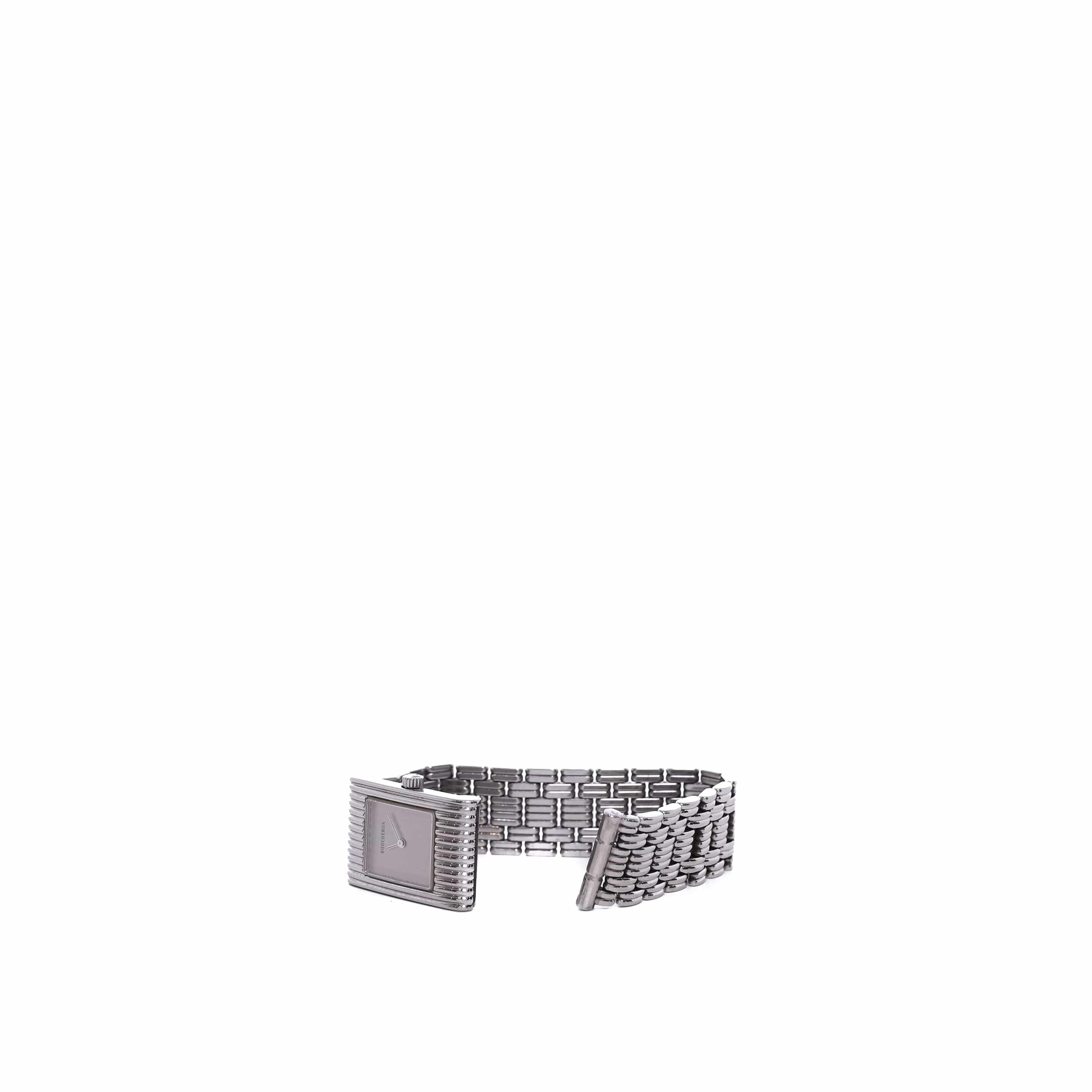 BOUCHERON - Montre Reflet en Acier avec deux bracelets sold by 58 Facettes product image thumbnail 3