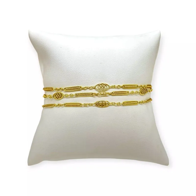 Bracelet maillons filigranés sold by 58 Facettes