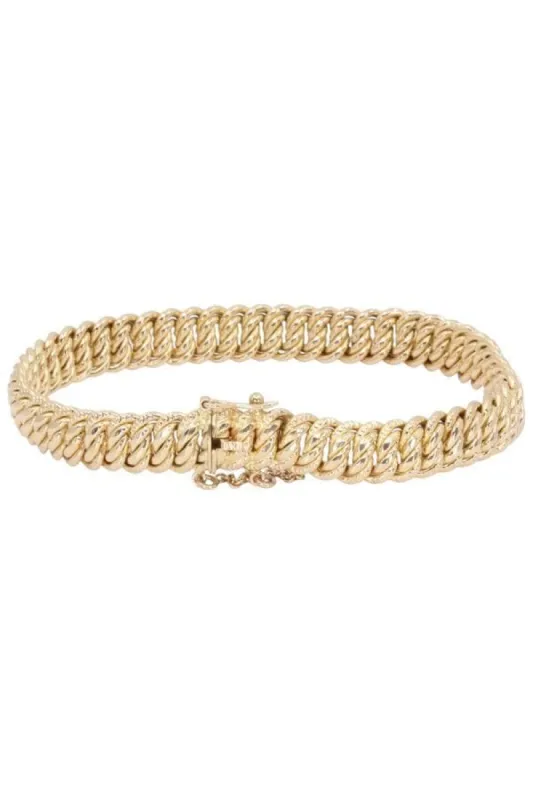 Bracelet or jaune maille américaine sold by 58 Facettes