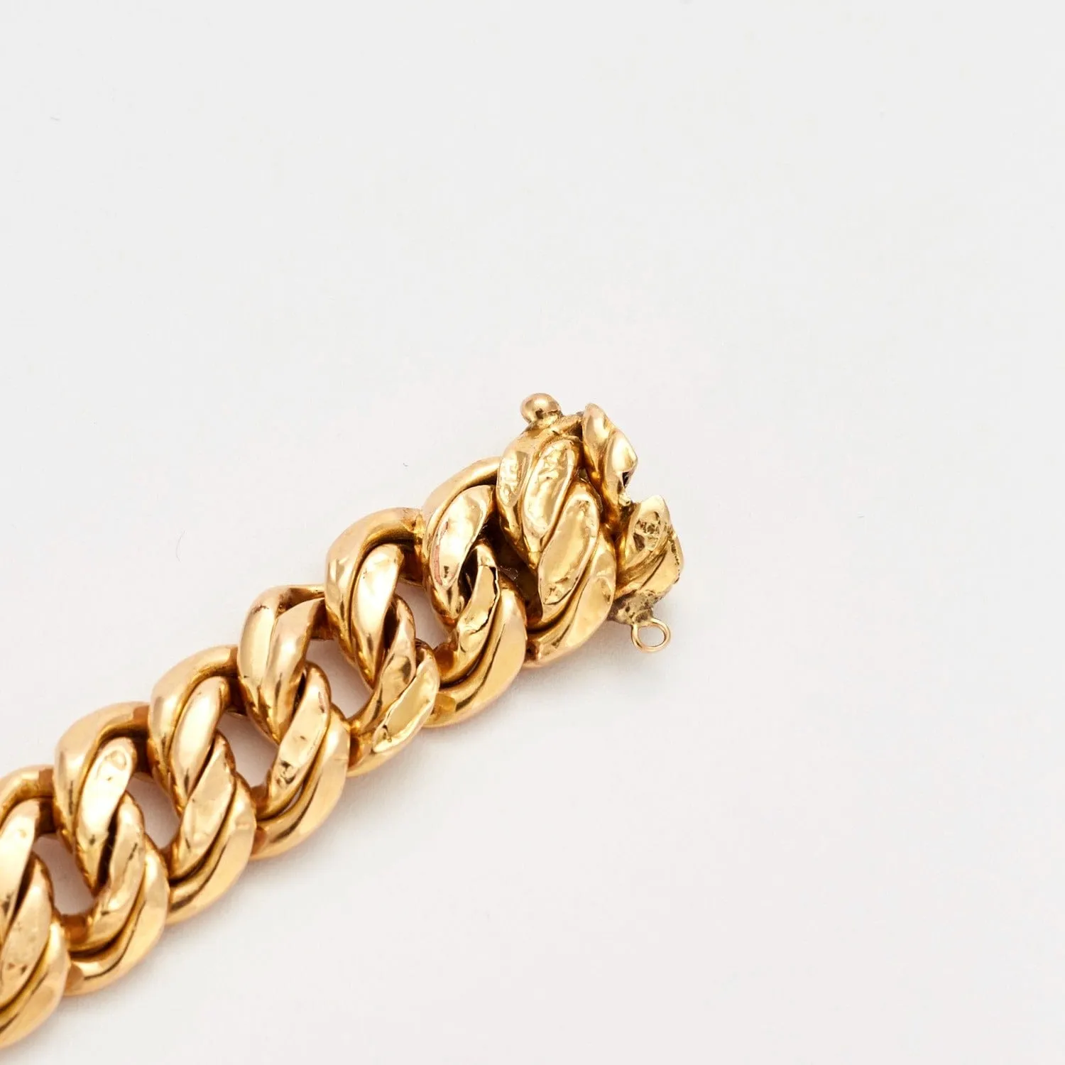 Bracelet gourmette en or jaune sold by 58 Facettes product image thumbnail 3