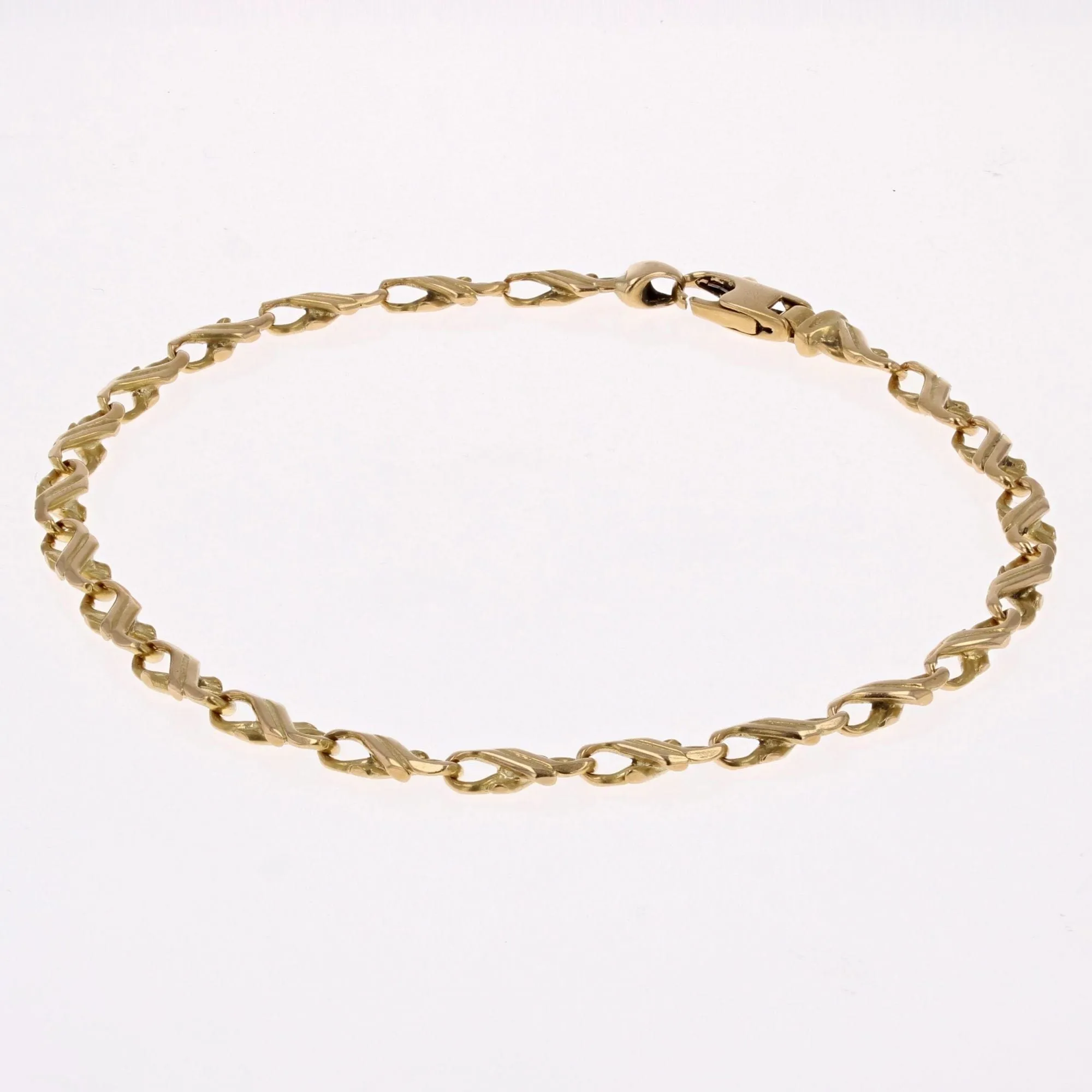 Bracelet or jaune motifs plats sold by 58 Facettes product image thumbnail 3