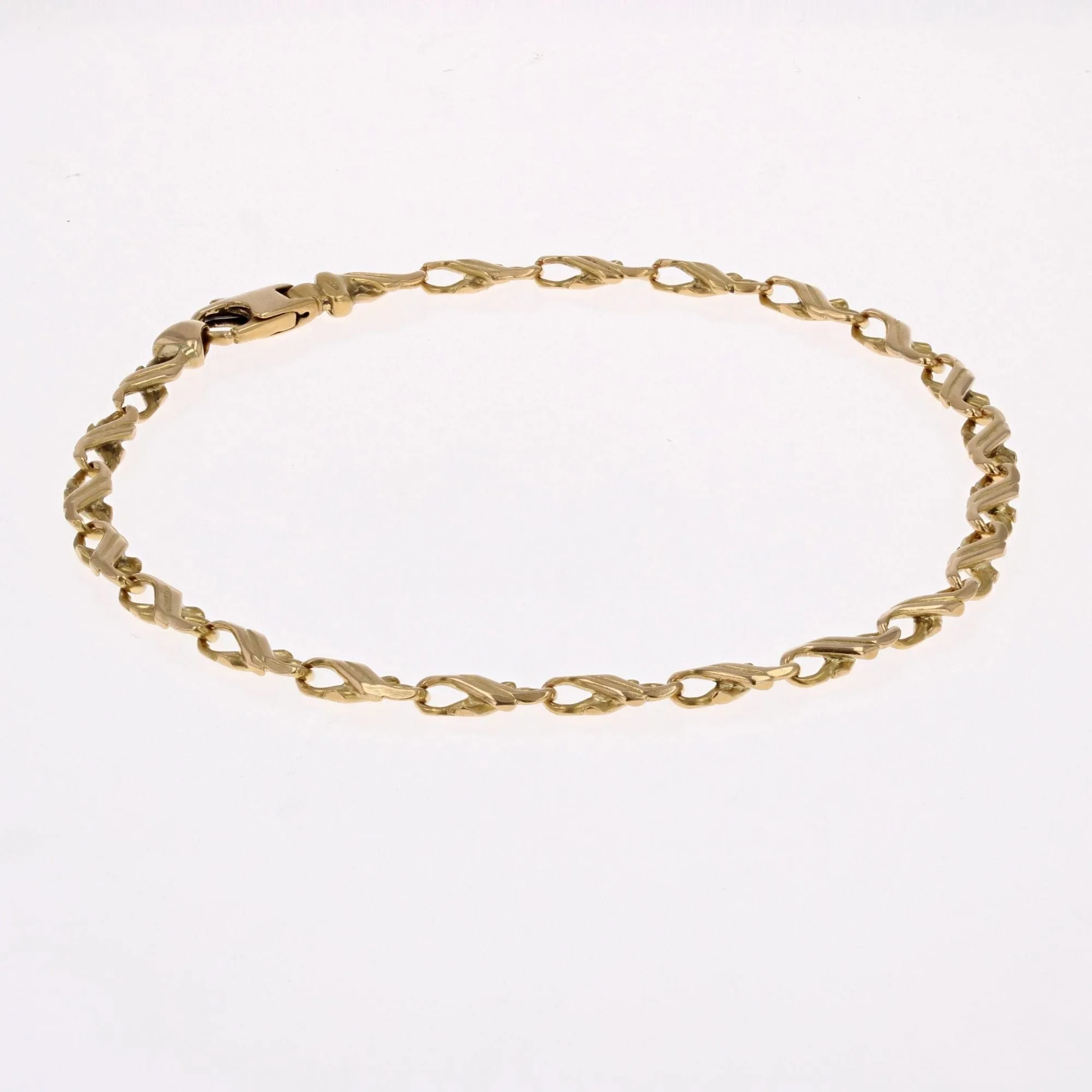 Bracelet or jaune motifs plats sold by 58 Facettes product image thumbnail 4