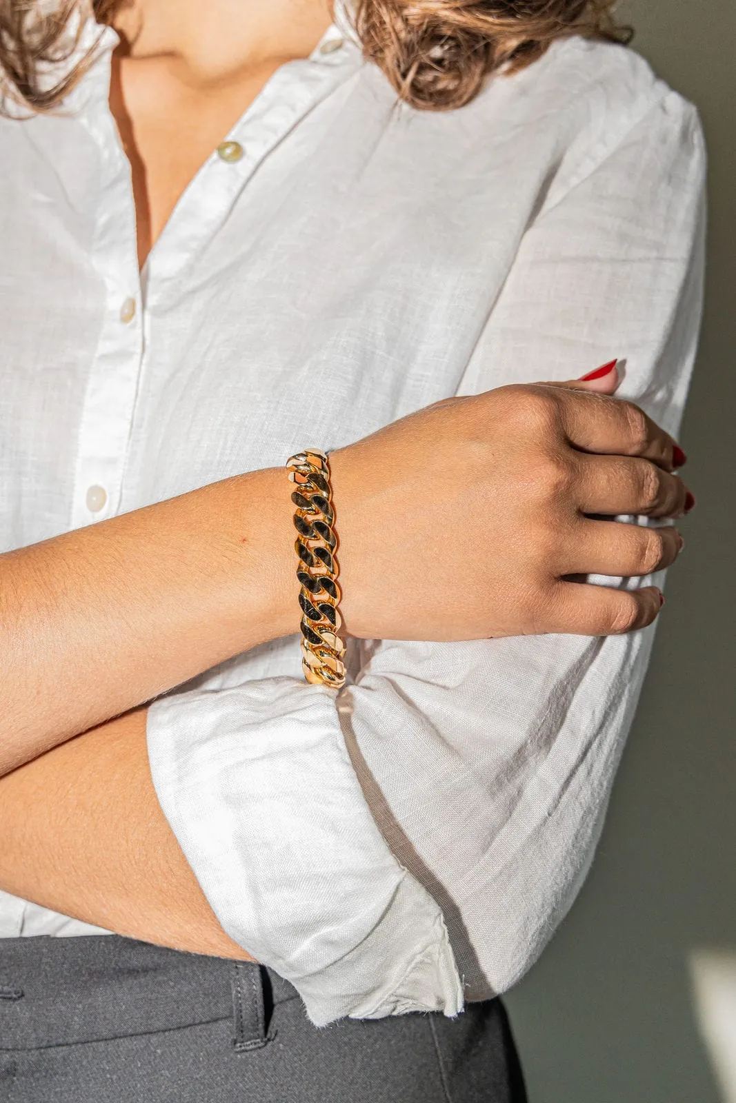 Bracelet Maille gourmette Or jaune sold by 58 Facettes product image thumbnail 2