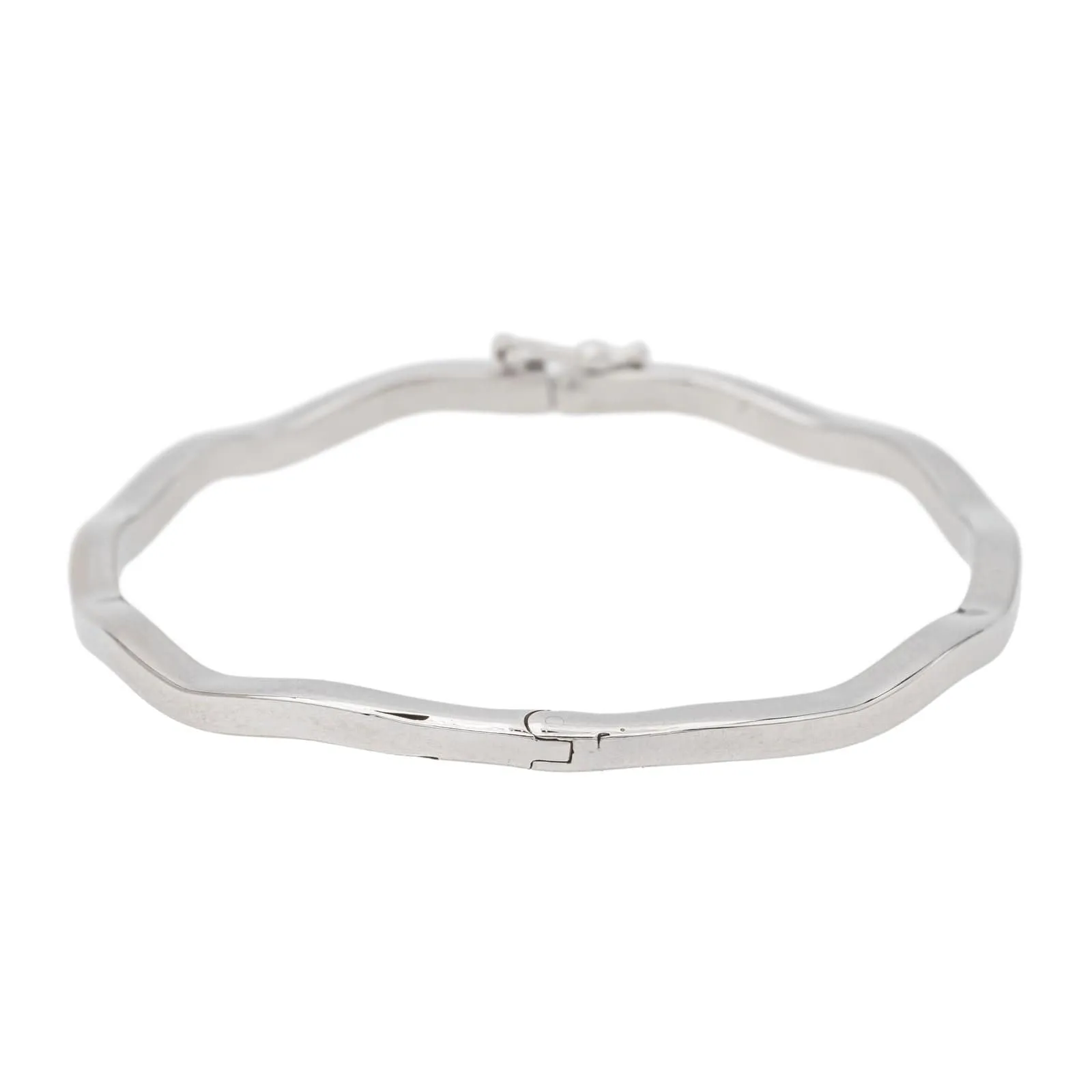 Bracelet Jonc Or blanc sold by 58 Facettes product image thumbnail 4