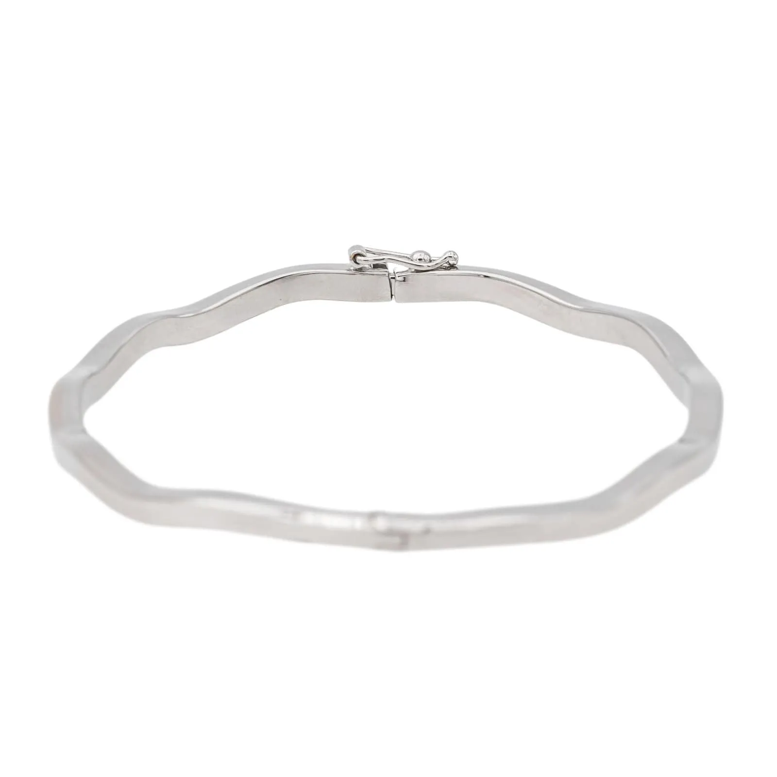 Bracelet Jonc Or blanc sold by 58 Facettes product image thumbnail 3