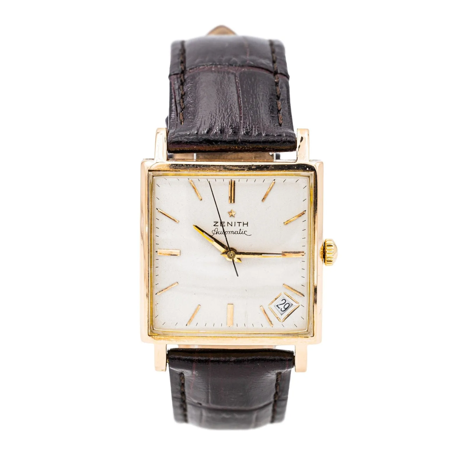 ZENITH - Montre Square or rose sold by 58 Facettes
