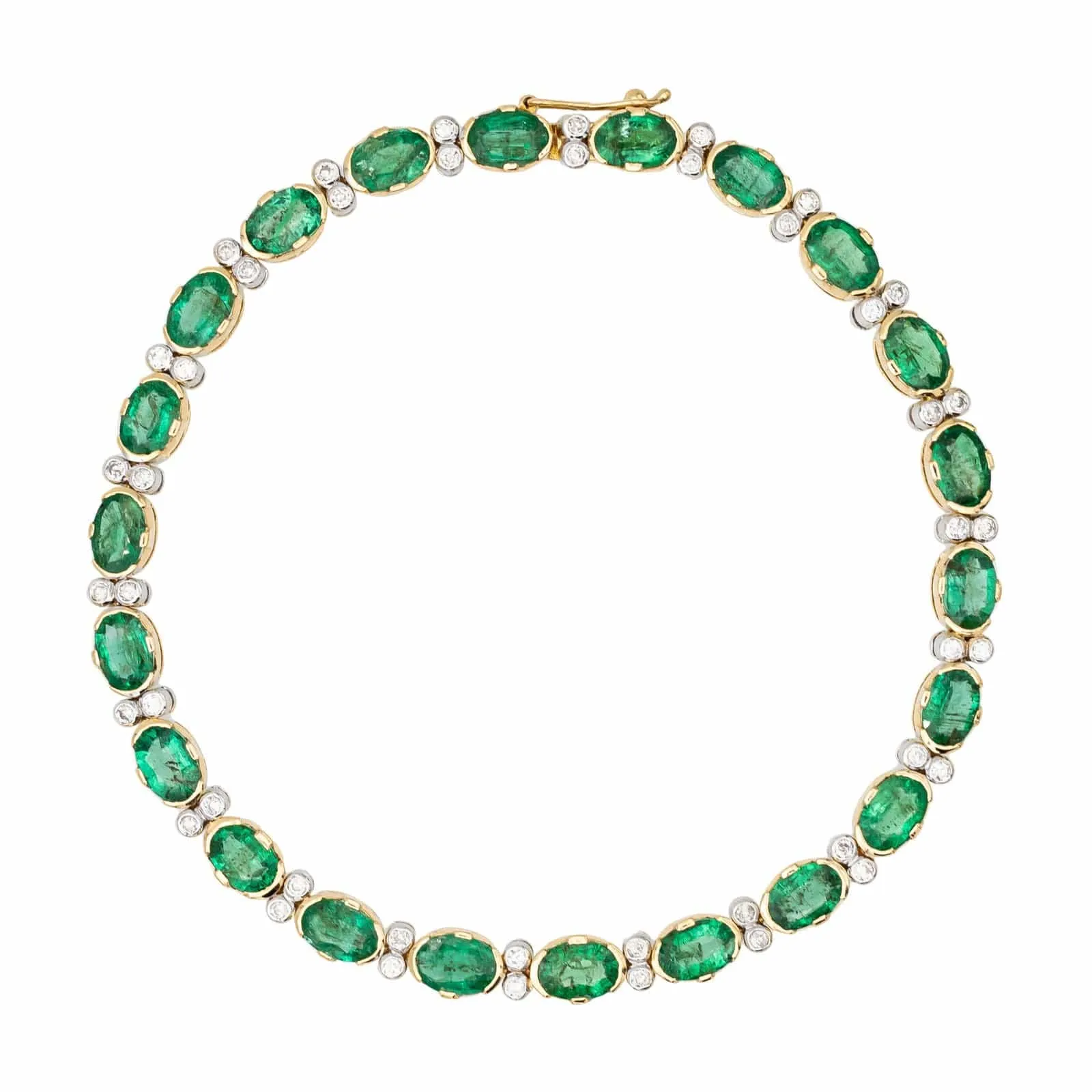 Bracelet Or jaune Emeraude sold by 58 Facettes