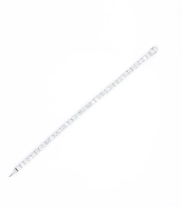Bracelet de tennis 11,44 carats certifié GIA made by 58 Facettes