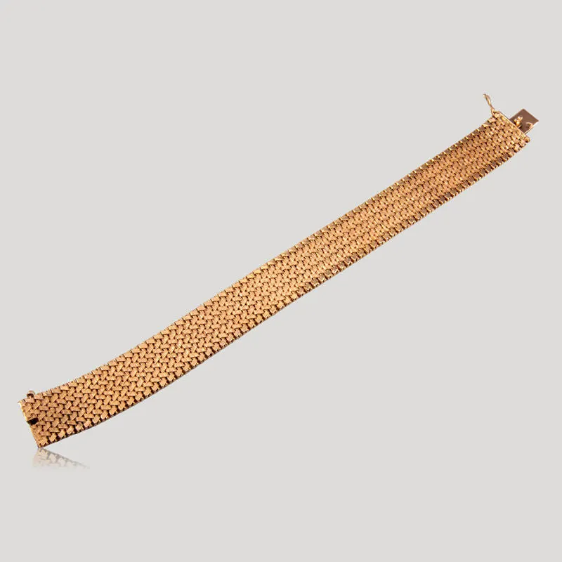 Bracelet maille plate tressée sold by 58 Facettes product image thumbnail 3