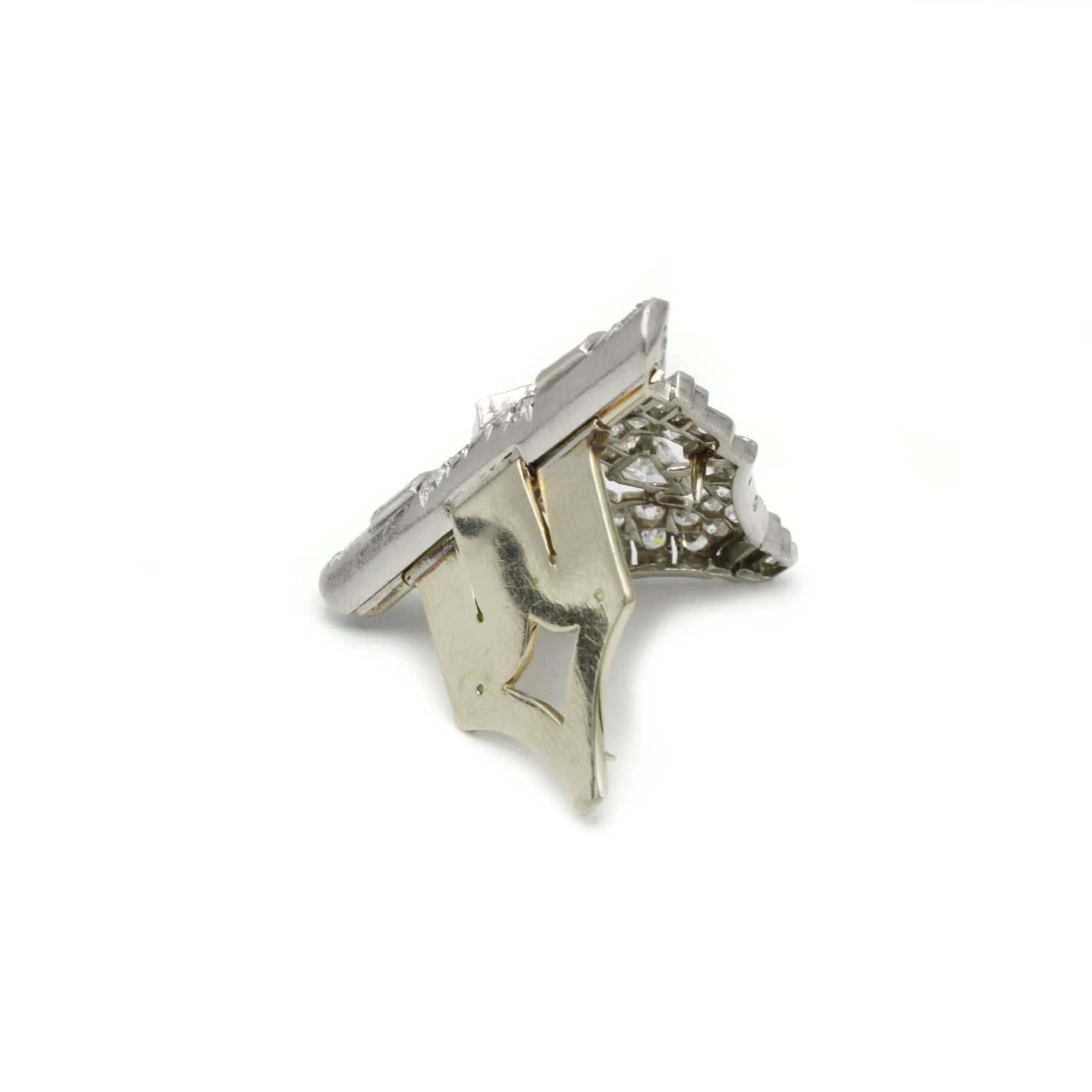 Clip or blanc platine diamants sold by 58 Facettes product image thumbnail 2