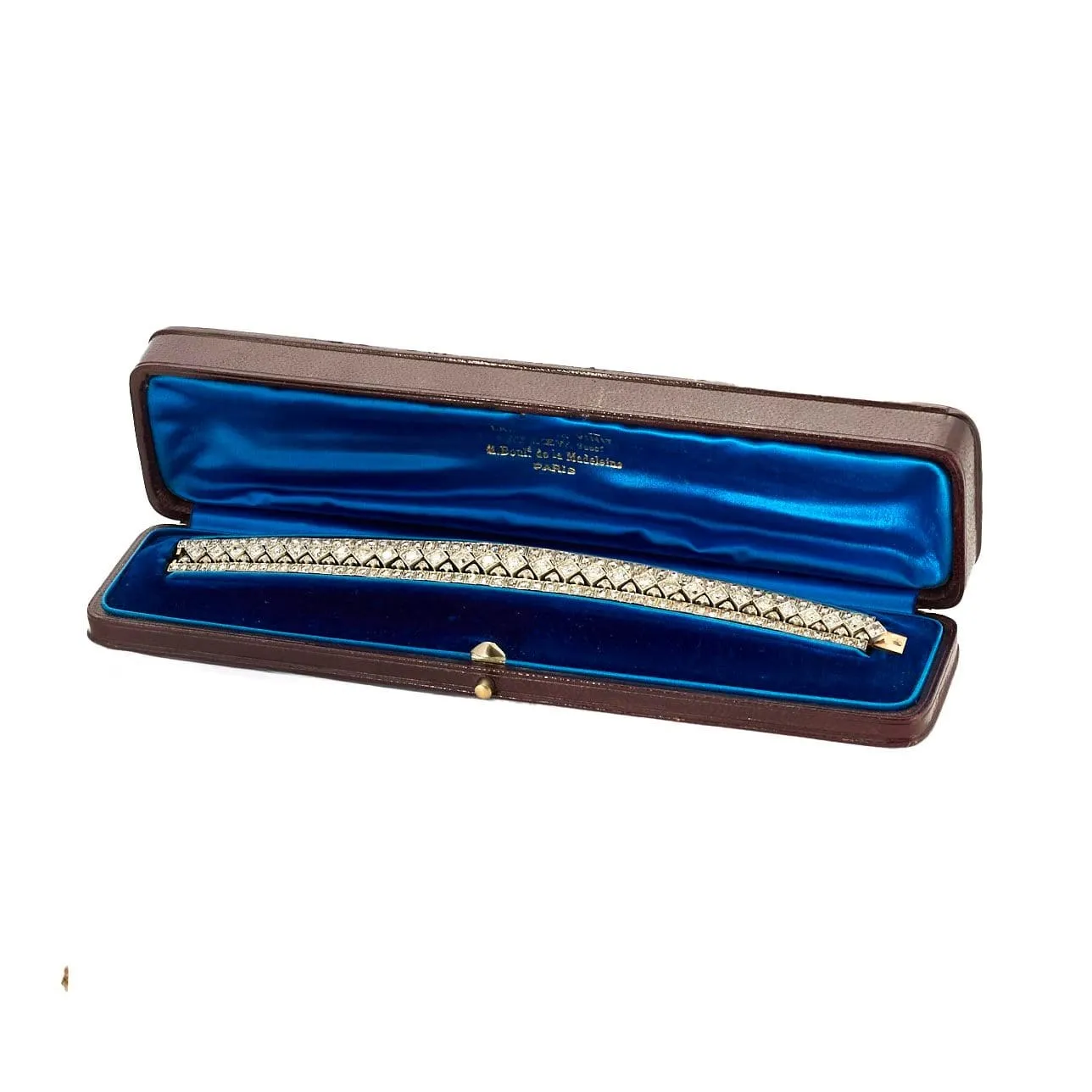 Bracelet ruban en or blanc pavé de diamants sold by 58 Facettes product image thumbnail 2