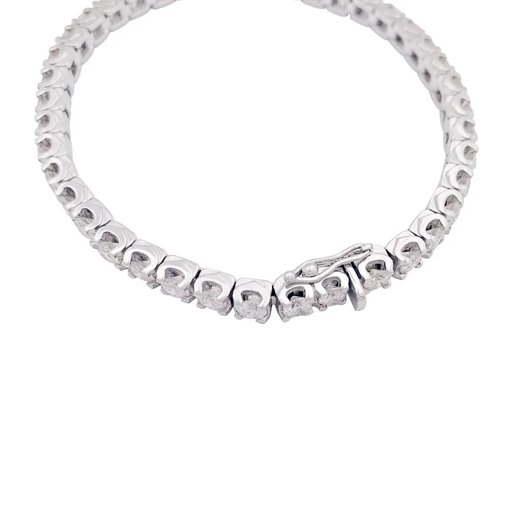 Ligne tennis or blanc diamants sold by 58 Facettes product image thumbnail 3