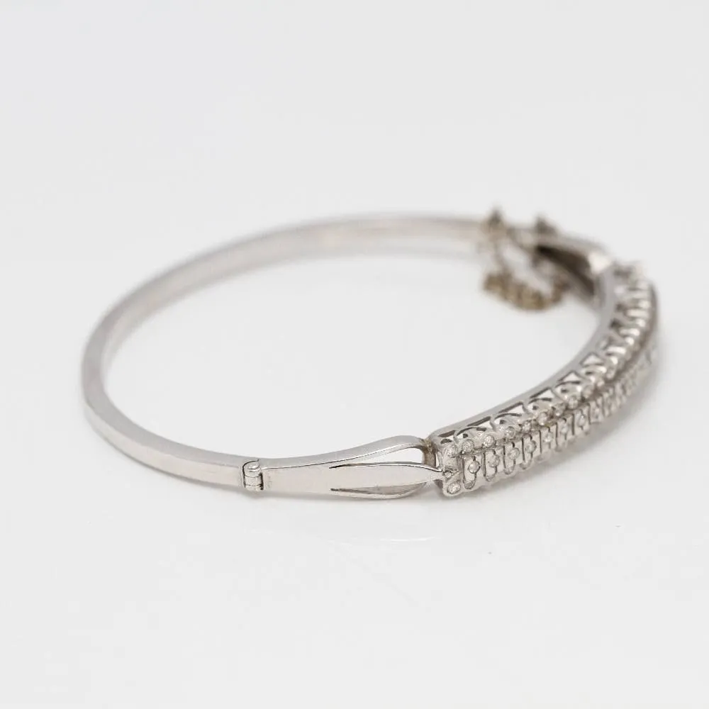 Bracelet en or blanc avec diamants sold by 58 Facettes product image thumbnail 2