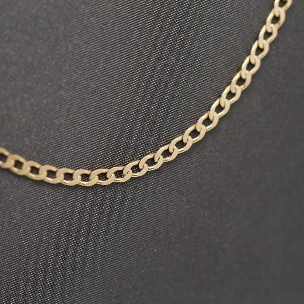 Chaîne gourmette en or jaune sold by 58 Facettes product image thumbnail 3