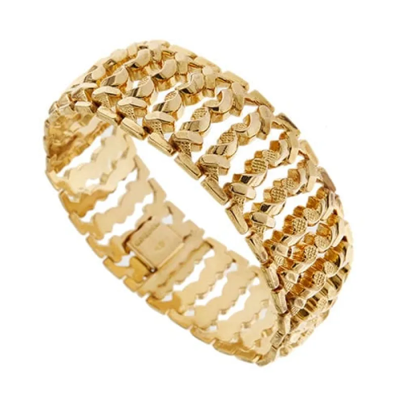 Bracelet Tank en or blanc sold by 58 Facettes