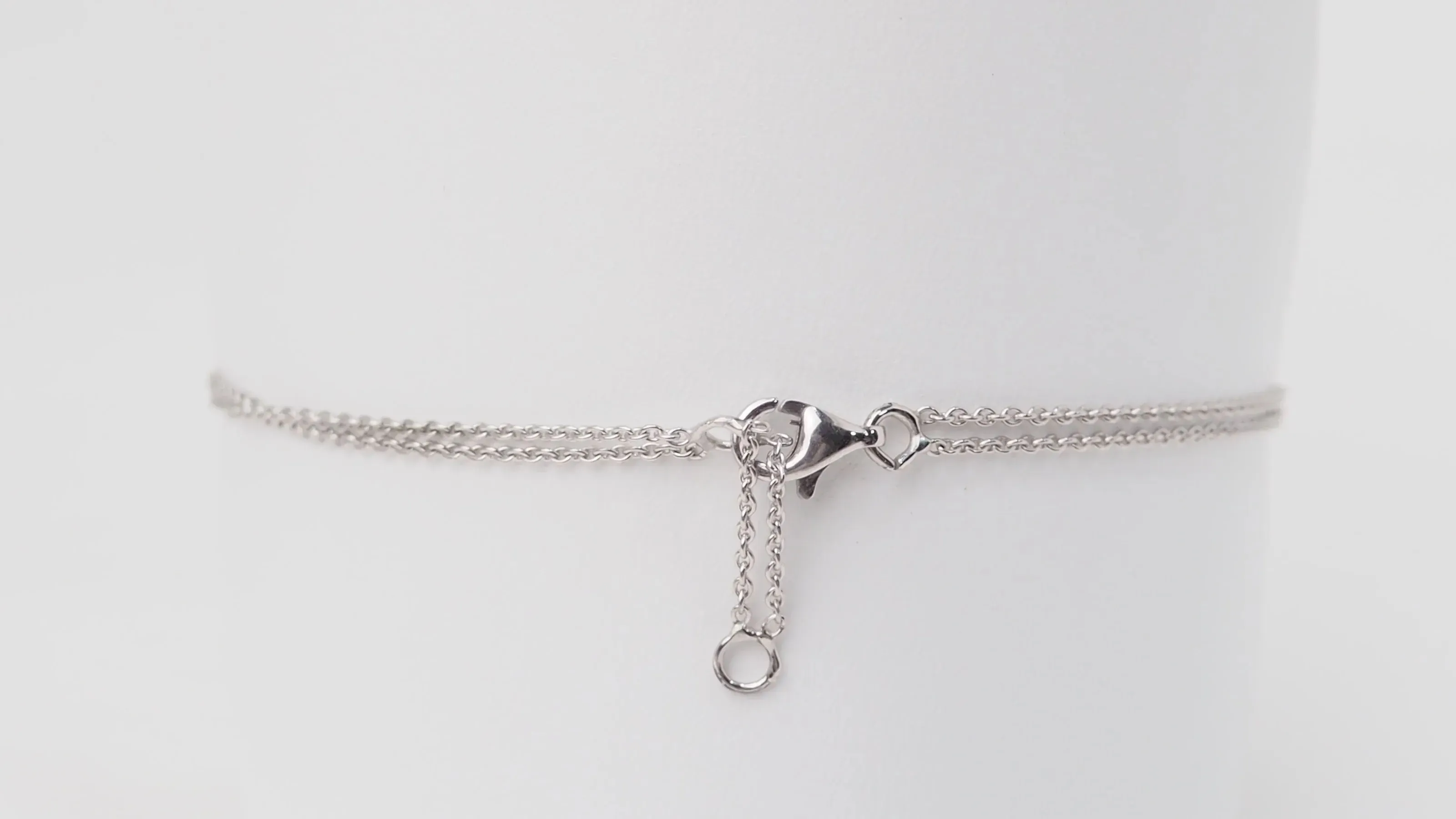Bracelet coeur en or blanc et diamants sold by 58 Facettes product image thumbnail 5
