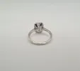 Bague or blanc sertie de diamants baguettes et diamants ronds sold by 58 Facettes
