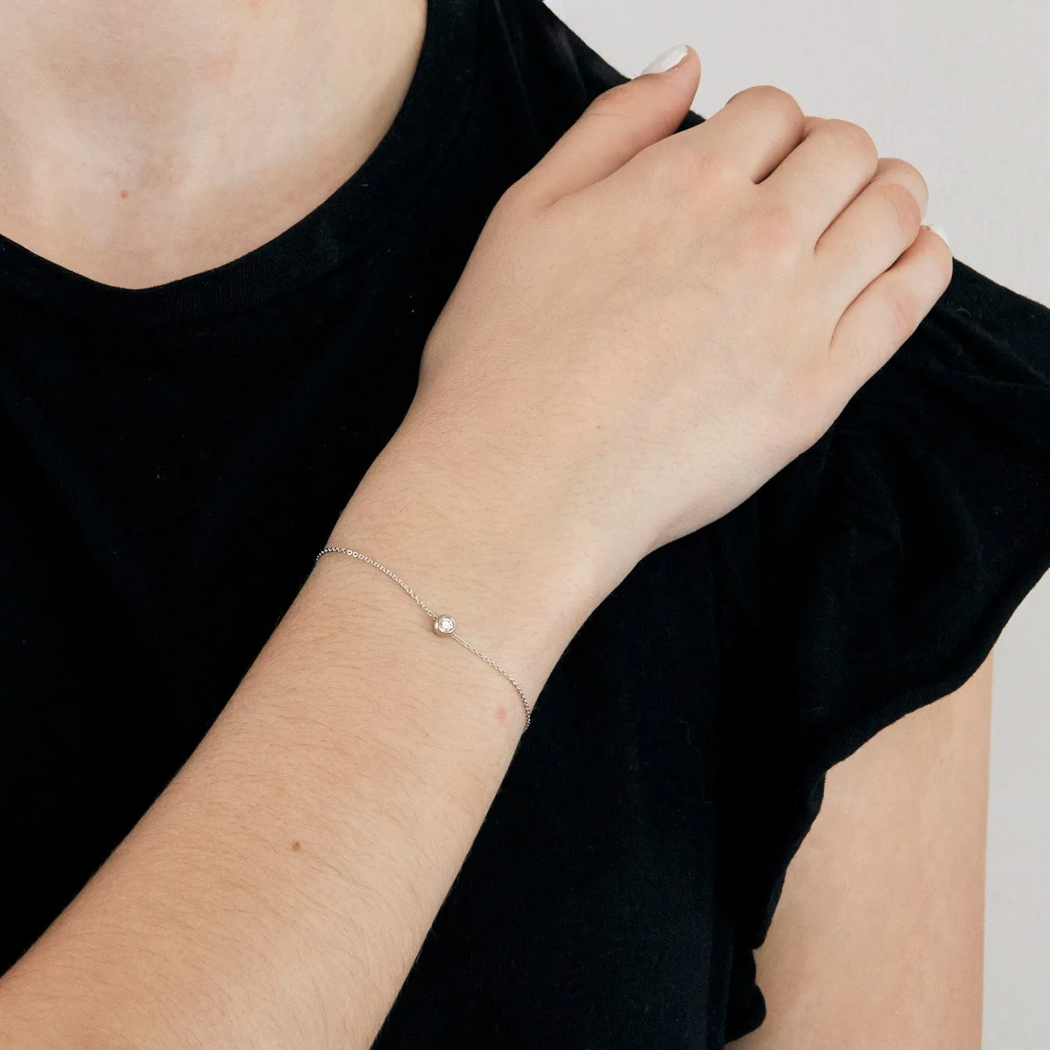 Bracelet en or gris et diamant sold by 58 Facettes product image thumbnail 2