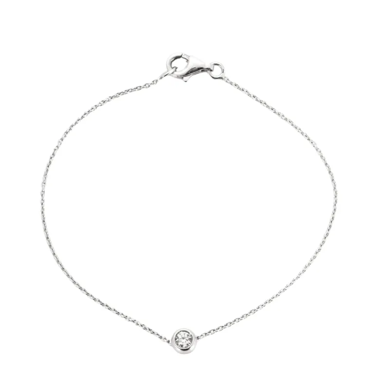 Bracelet en or gris et diamant sold by 58 Facettes