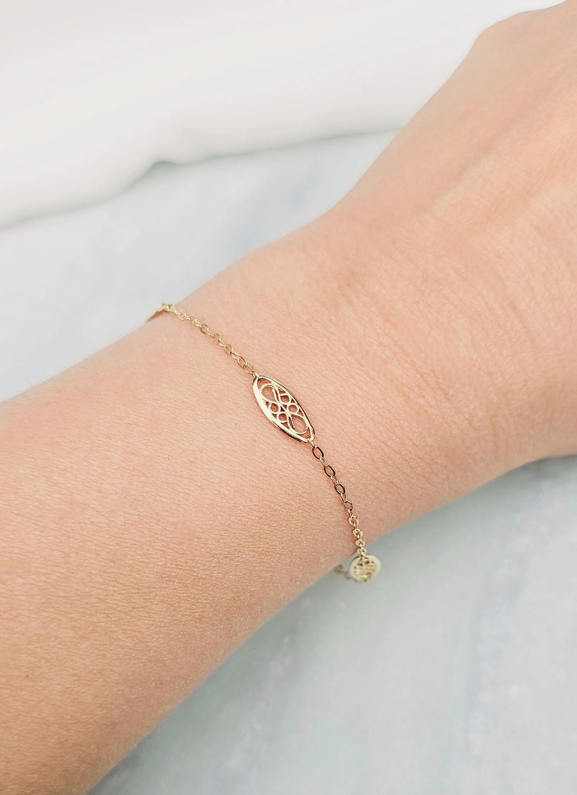 Bracelet filigrane or jaune sold by 58 Facettes product image thumbnail 2