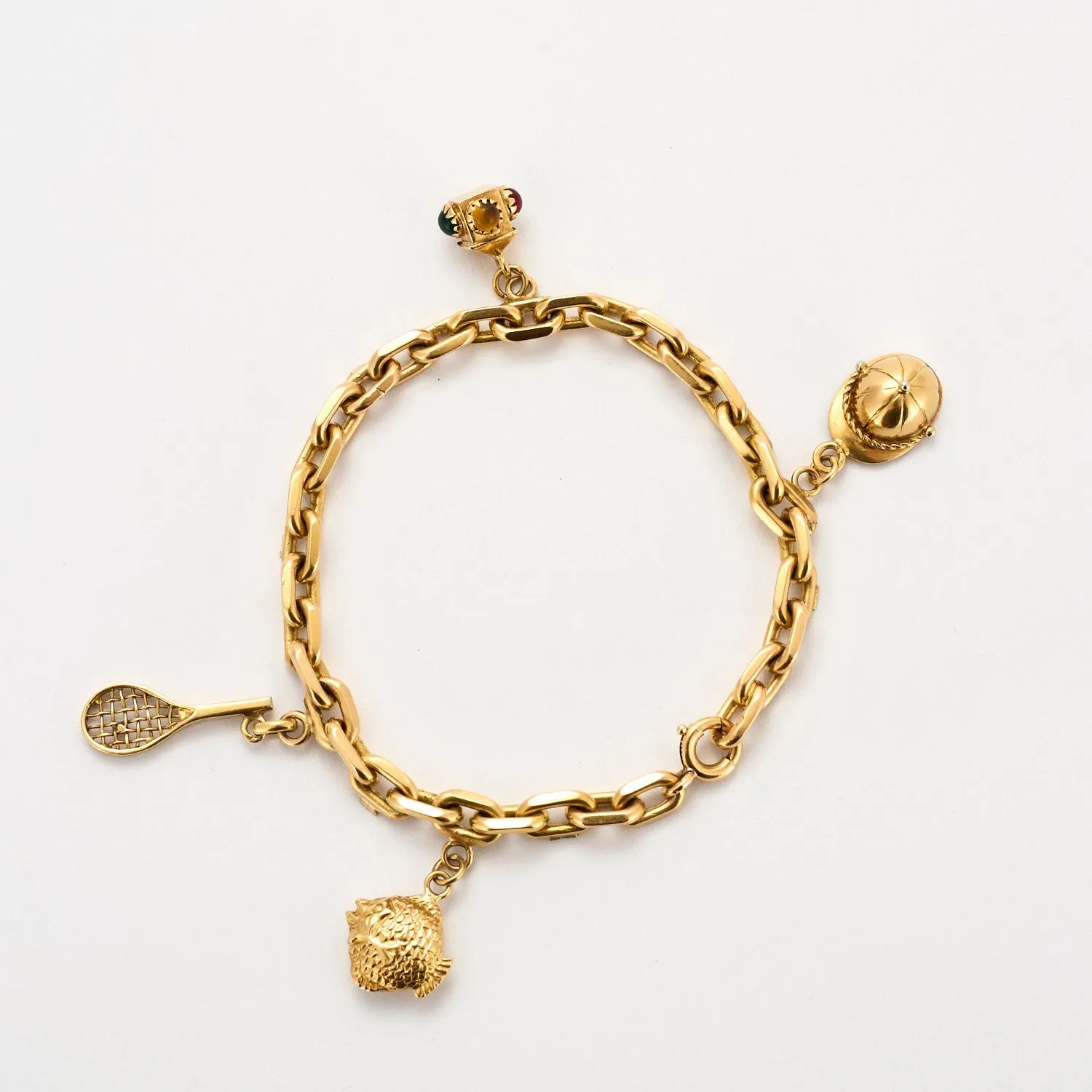 Bracelet or jaune charms sold by 58 Facettes product image thumbnail 2