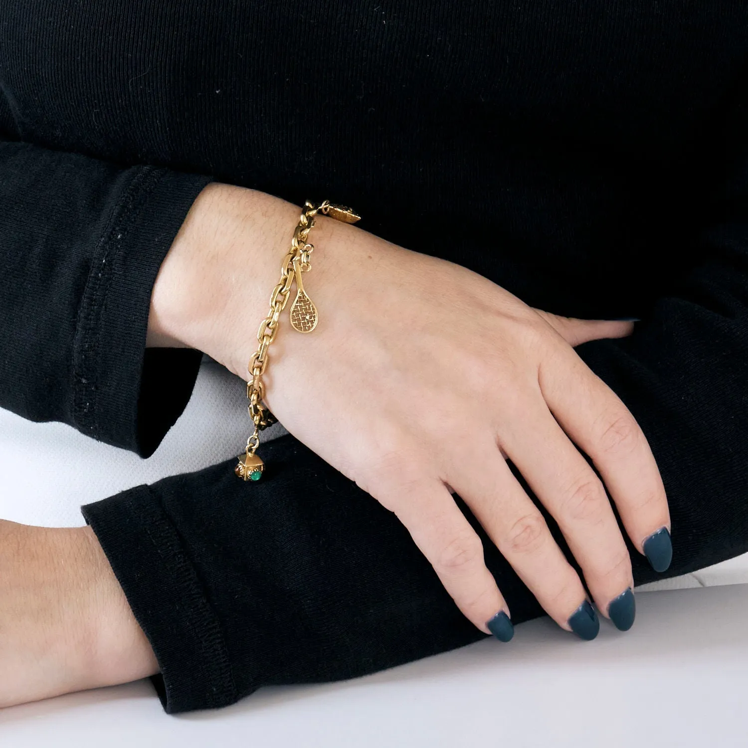 Bracelet or jaune charms sold by 58 Facettes product image thumbnail 3