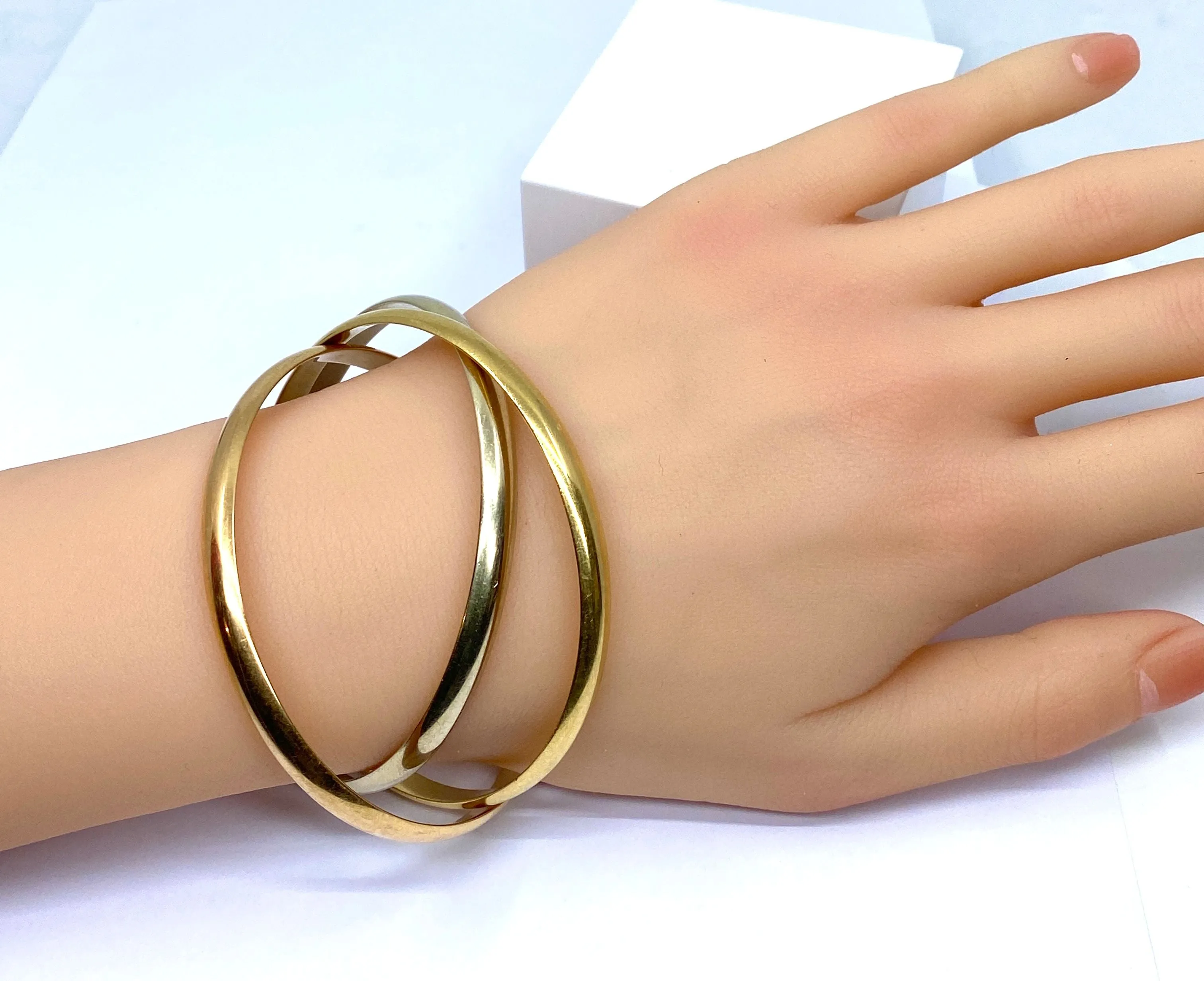 CARTIER - bracelet Trinity en or jaune, rose , blanc signé et numéroté sold by 58 Facettes product image thumbnail 4
