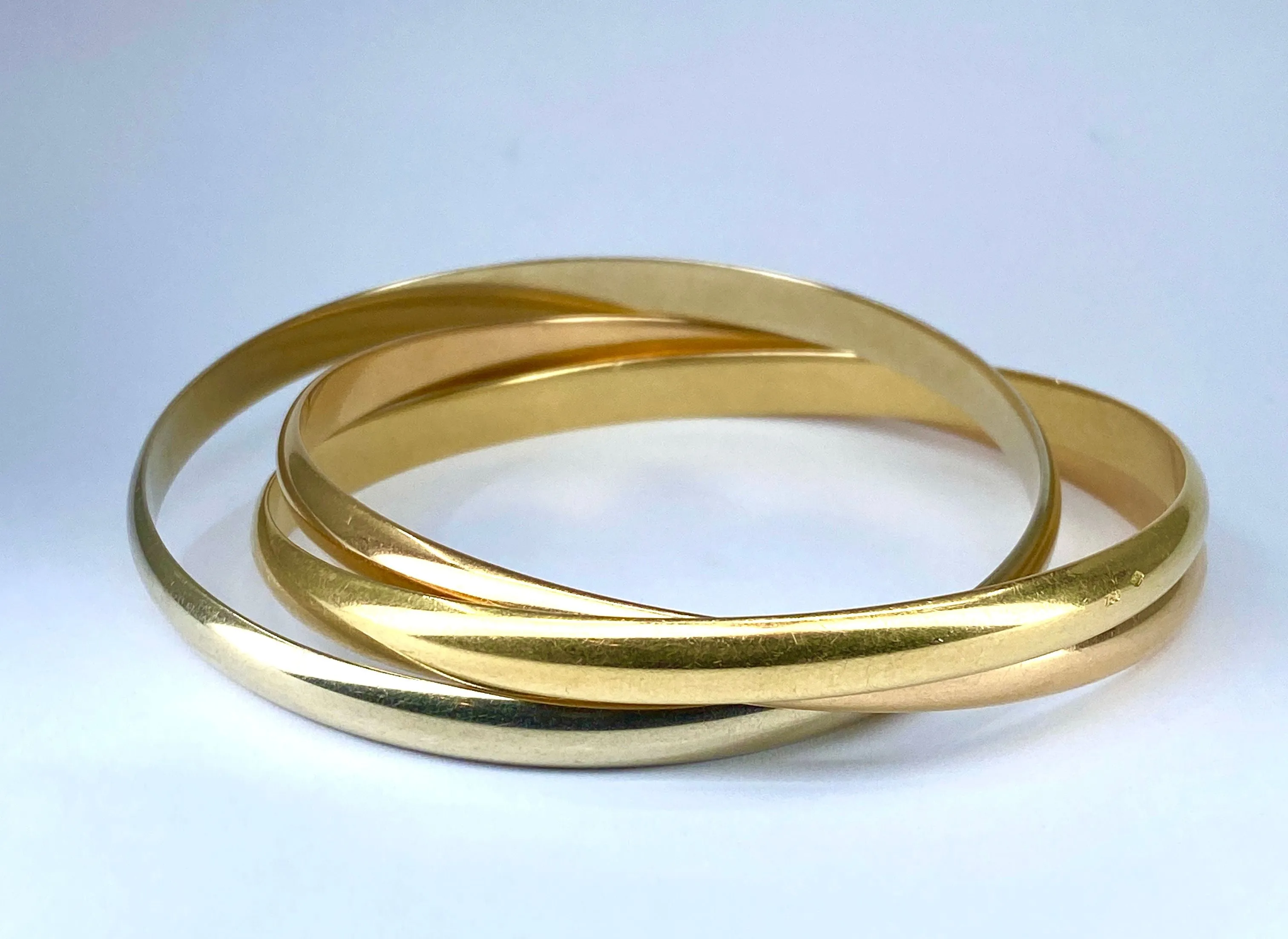 CARTIER - bracelet Trinity en or jaune, rose , blanc signé et numéroté sold by 58 Facettes product image thumbnail 5