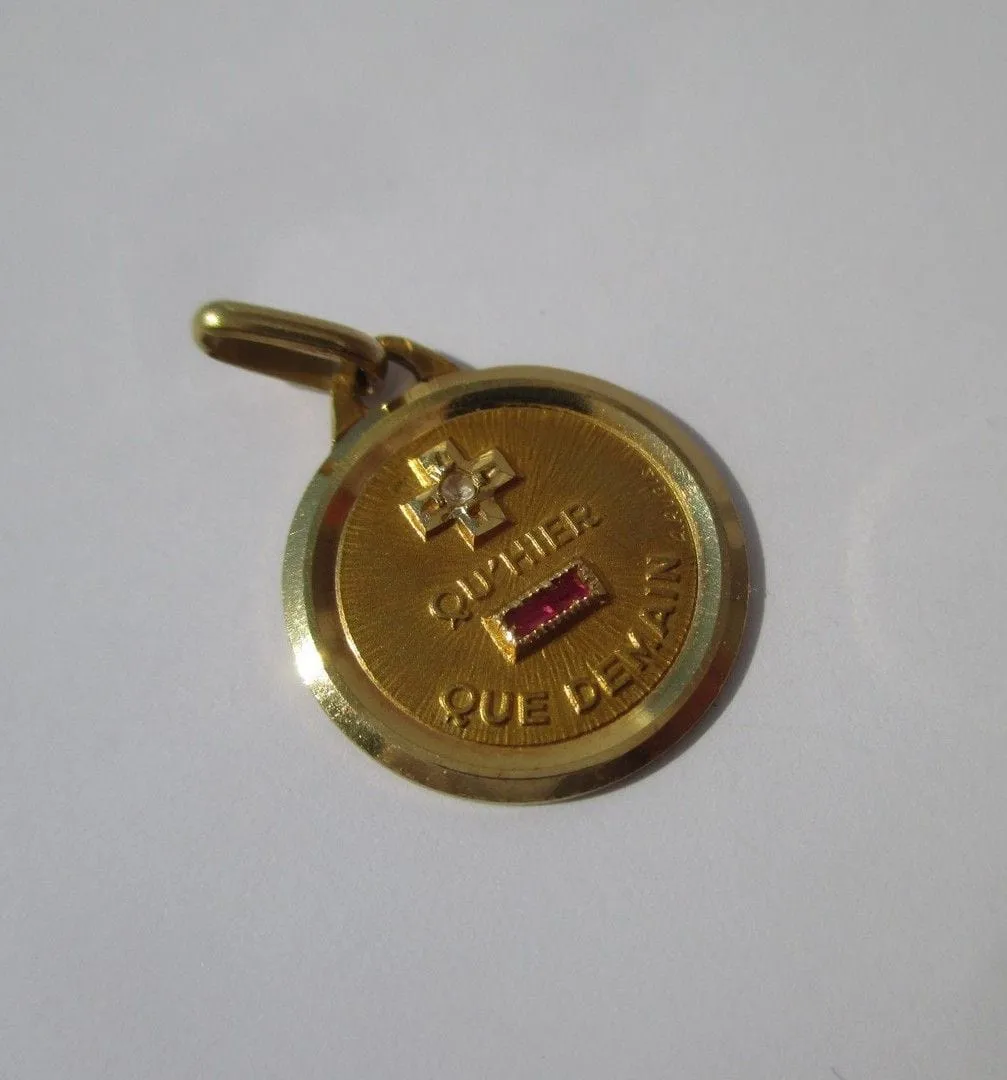 AUGIS - pendentif Médaille Amour sold by 58 Facettes product image thumbnail 4