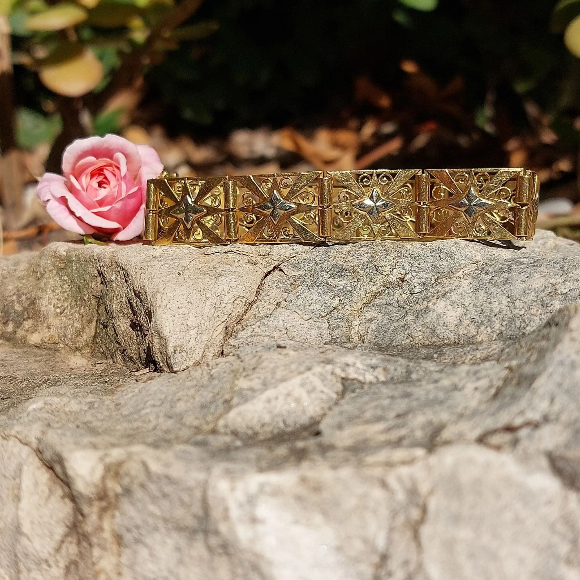 Bracelet ruban 2 ors 1950's sold by 58 Facettes product image thumbnail 3