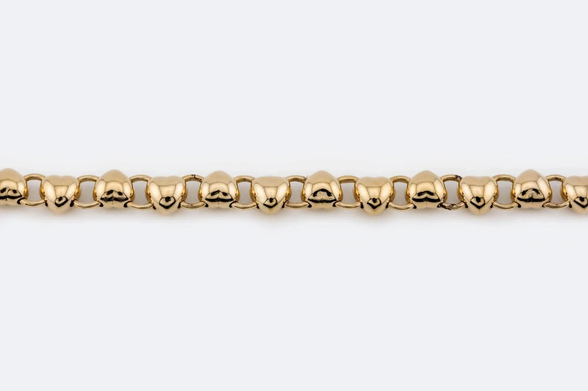 Bracciale in oro giallo con cuoricini sold by 58 Facettes product image thumbnail 3