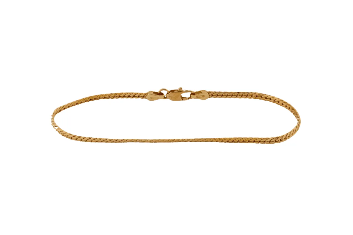 Bracelet chevrons en or jaune sold by 58 Facettes
