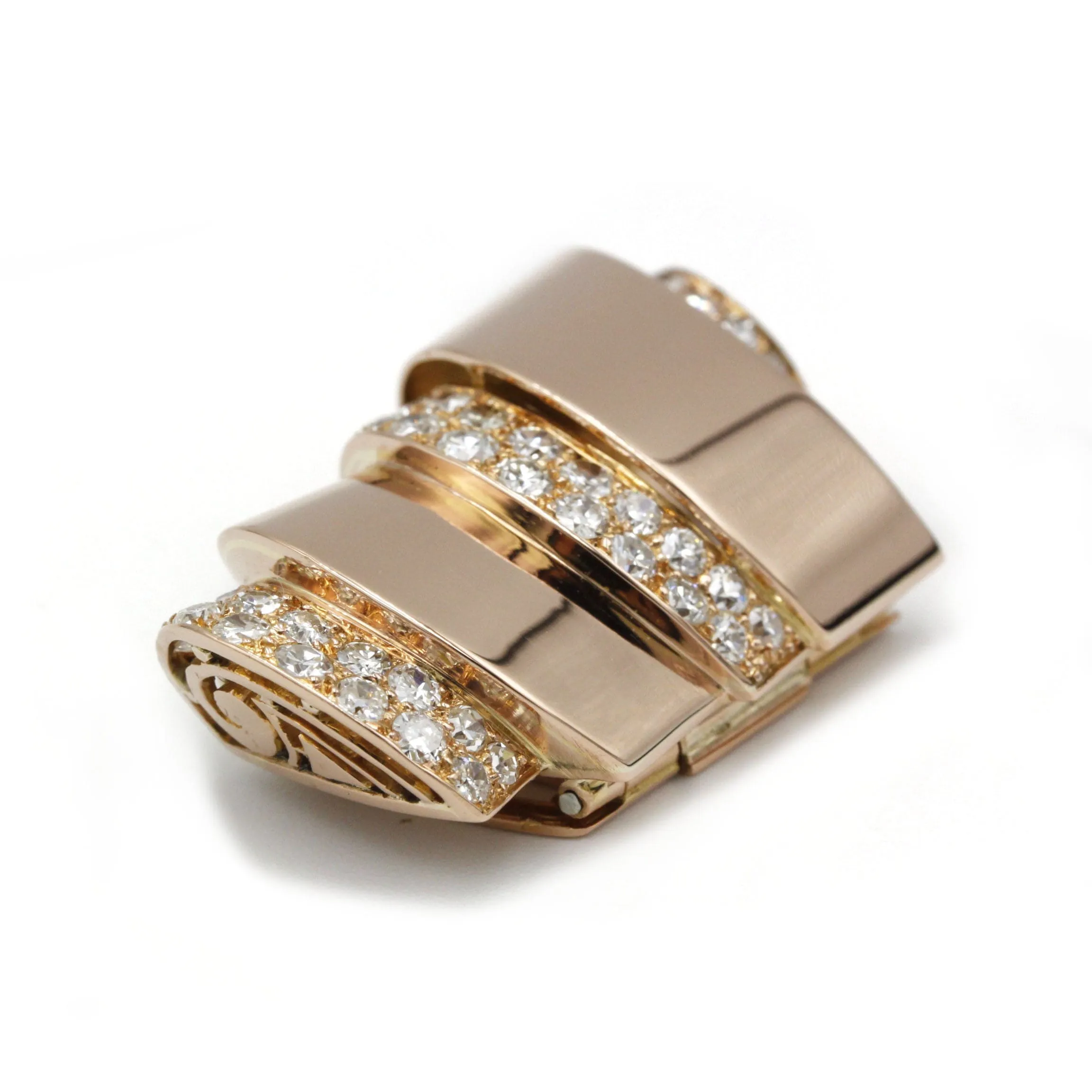 Clip or rose diamants sold by 58 Facettes product image thumbnail 4