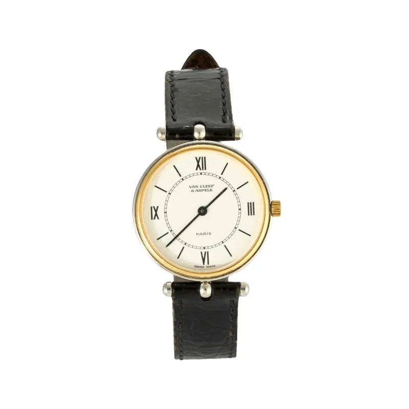VAN CLEEF & ARPELS - Montre or et acier sold by 58 Facettes