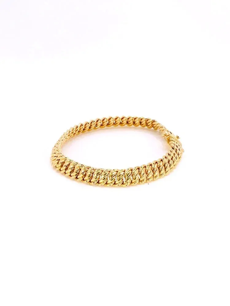 Bracelet maille américaine or jaune sold by 58 Facettes product image thumbnail 2
