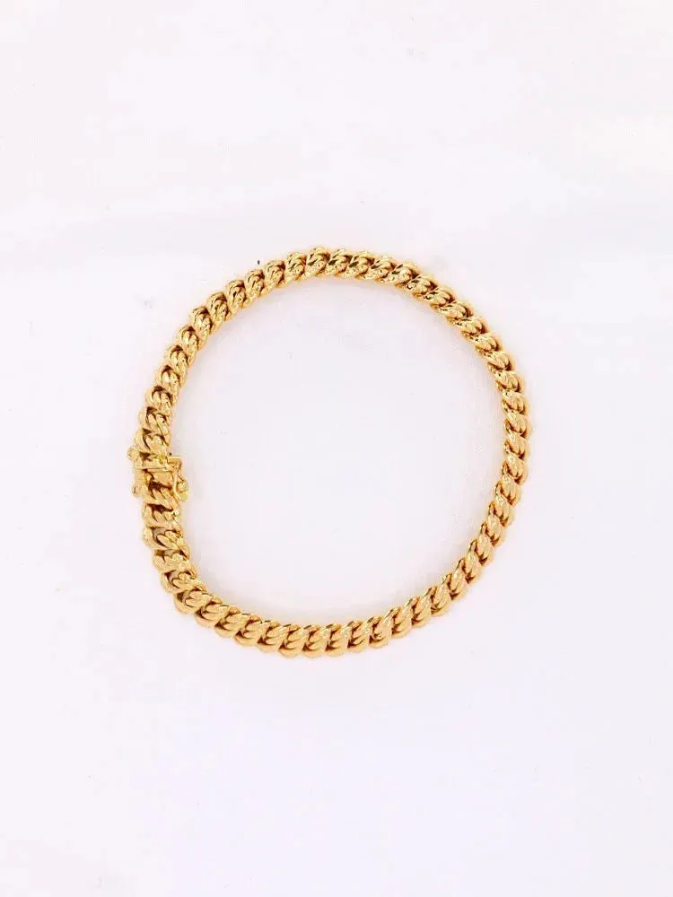 Bracelet maille américaine or jaune sold by 58 Facettes product image thumbnail 4