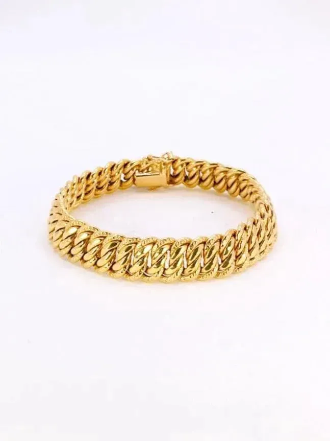 Bracelet maille américaine or jaune sold by 58 Facettes product image thumbnail 2