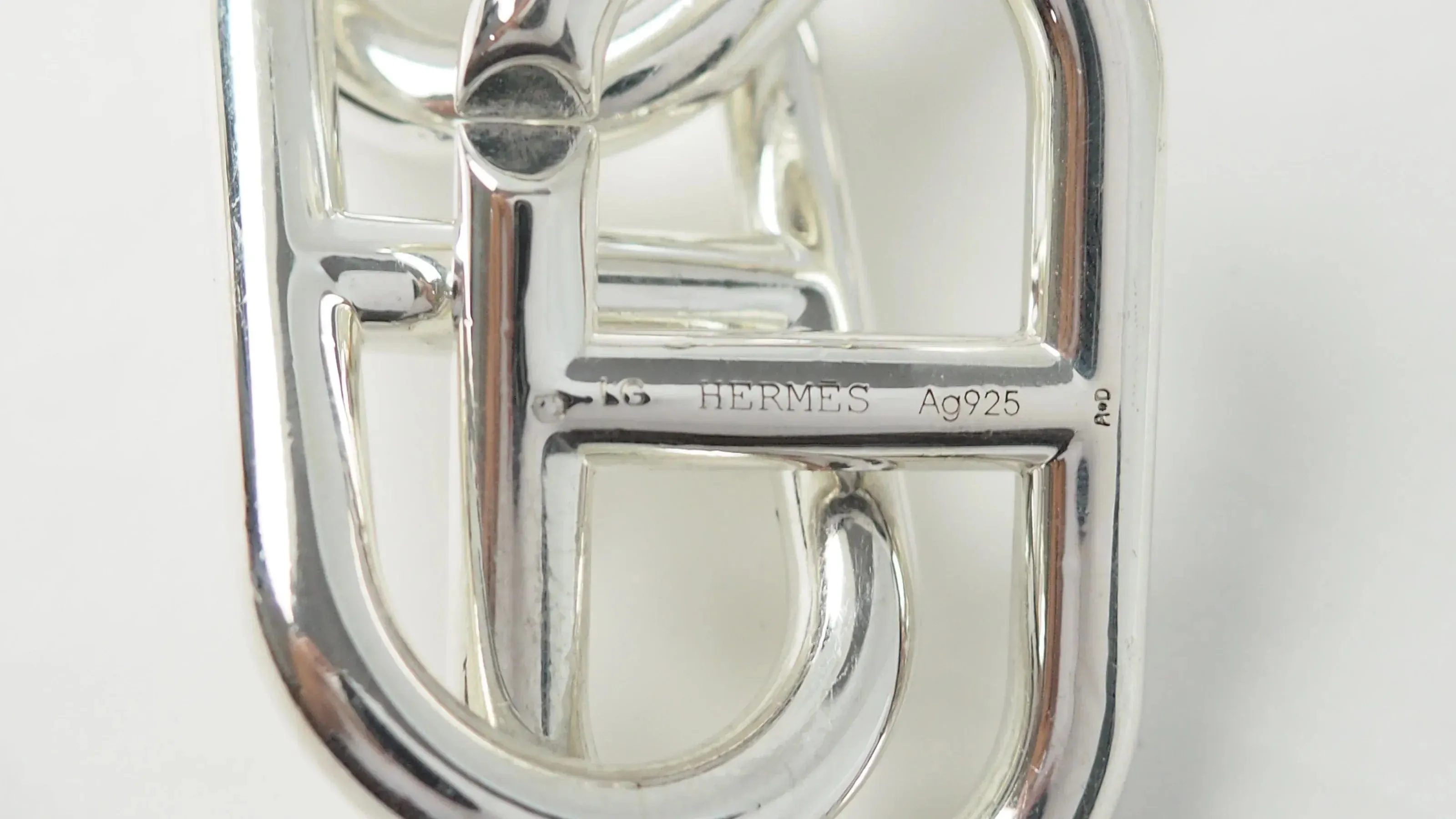 HERMES - Bracelet chaîne d'ancre XL en argent sold by 58 Facettes product image thumbnail 4