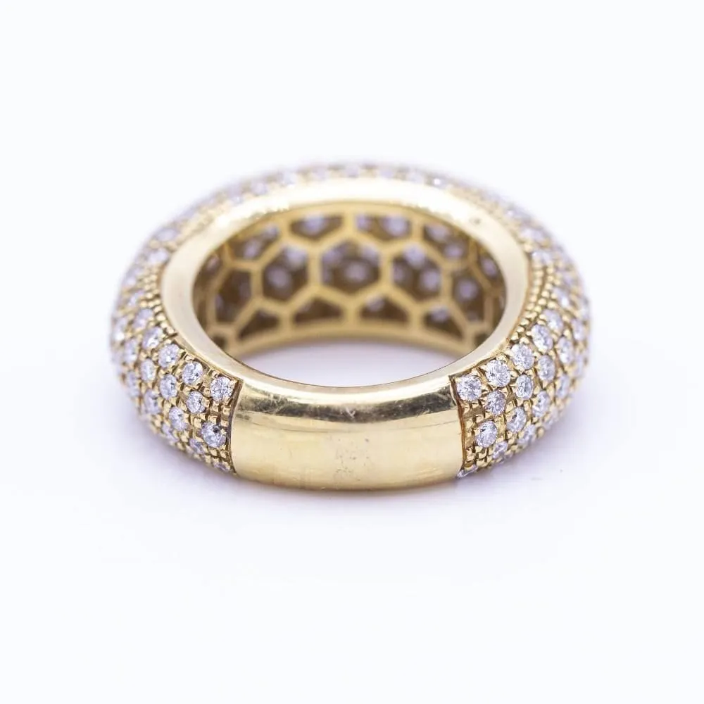 Bague en or et pavée de diamants. Neuve. sold by 58 Facettes product image thumbnail 2