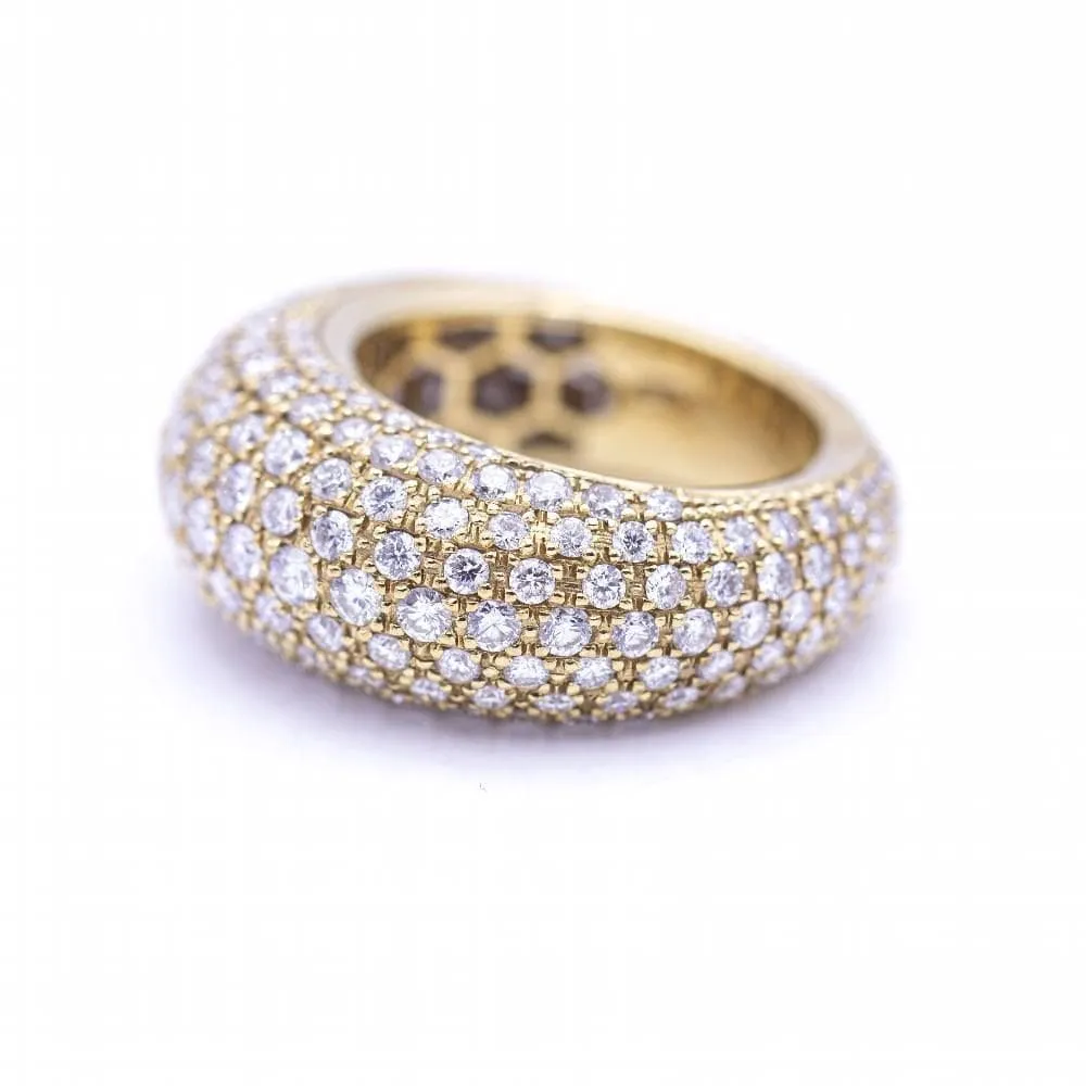 Bague en or et pavée de diamants. Neuve. sold by 58 Facettes product image thumbnail 3