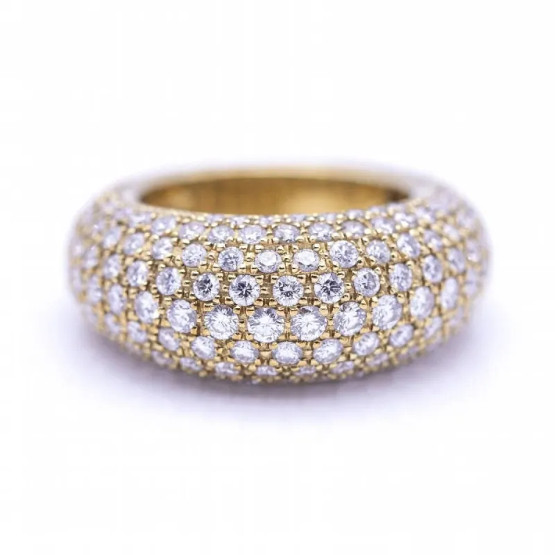 Anneau en or et en diamant Pavée sold by 58 Facettes