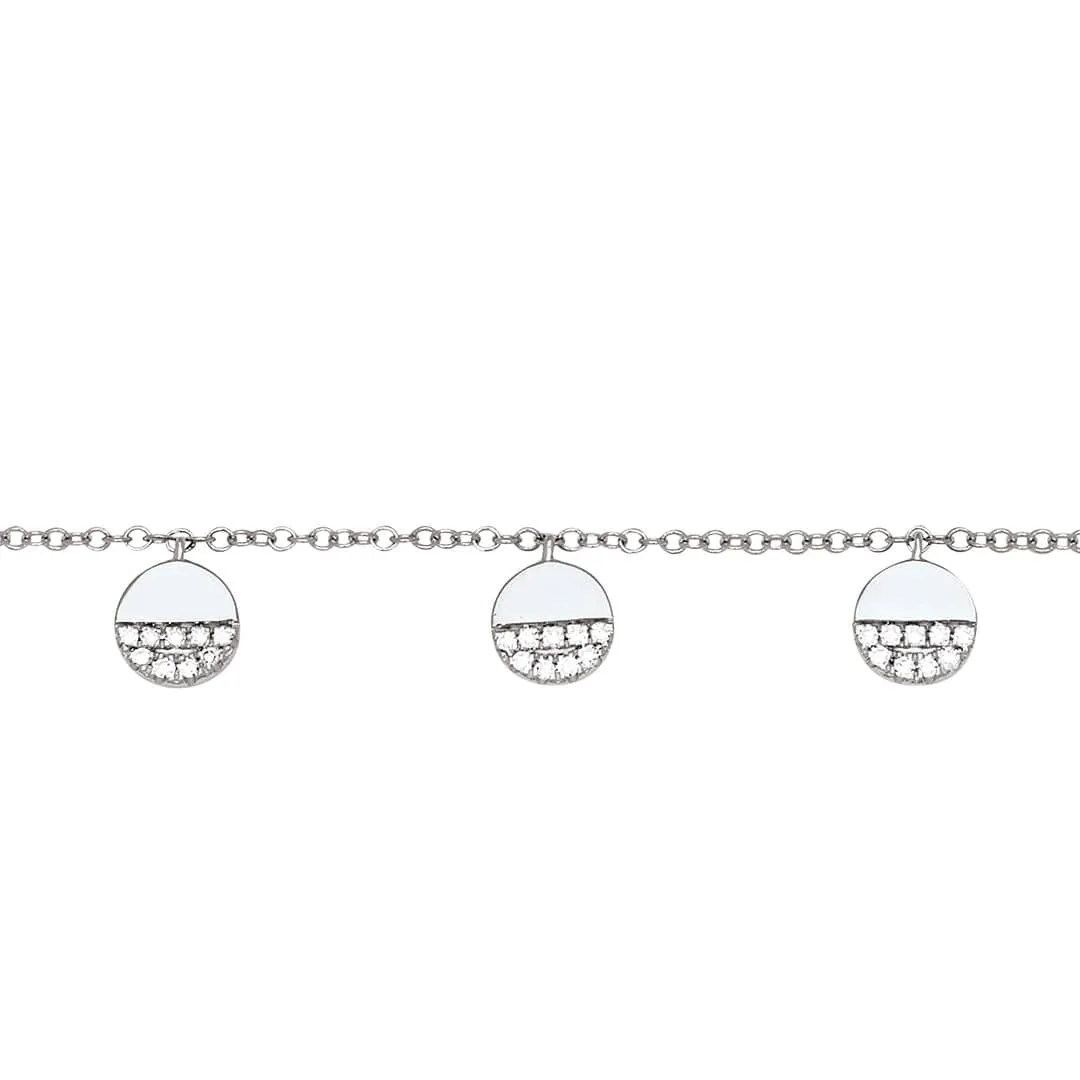 Bracelet pampilles diamant or blanc sold by 58 Facettes product image thumbnail 4