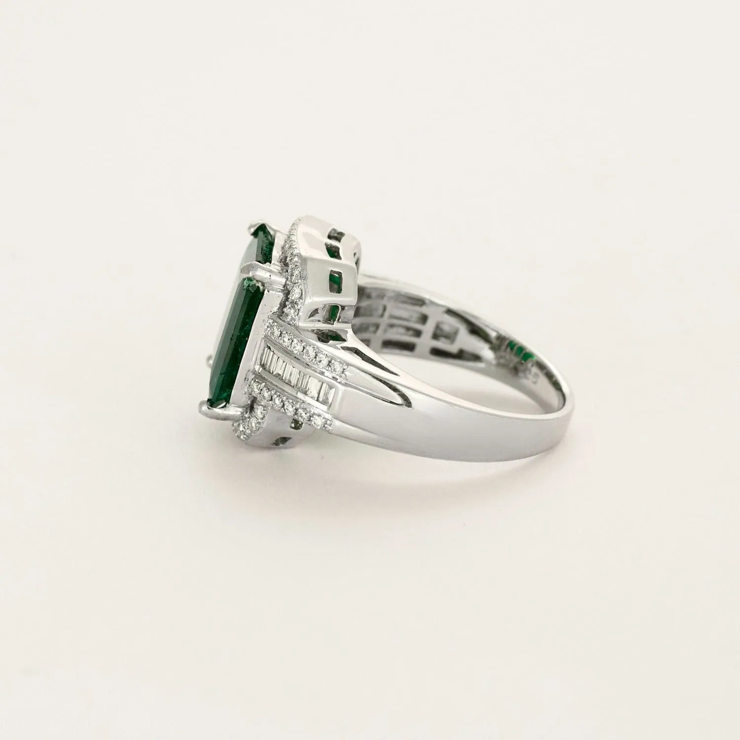 Bague or gris et émeraude Colombienne sold by 58 Facettes product image thumbnail 5