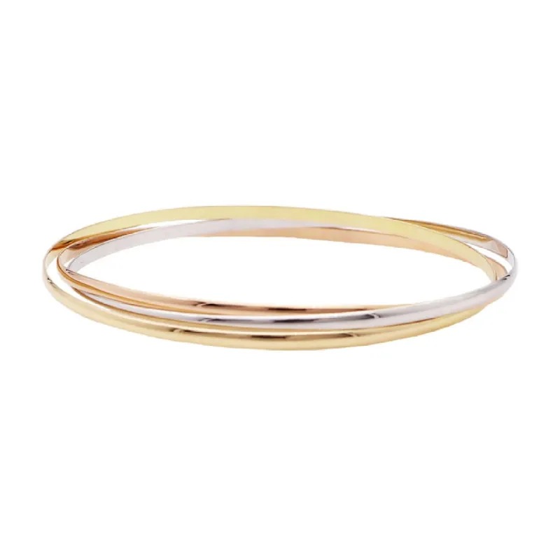 Bracelet Jonc Trois Ors sold by 58 Facettes
