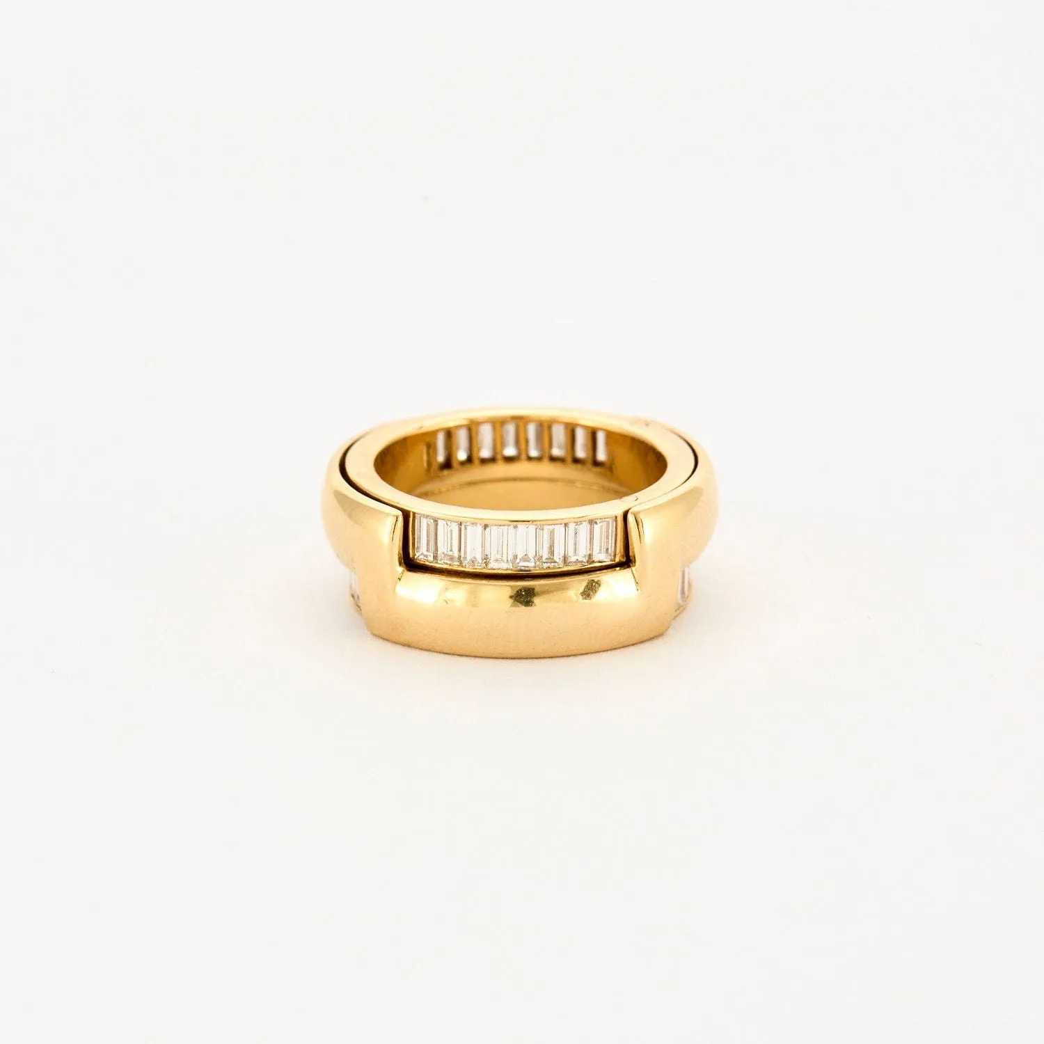 Bague or jaune et baguettes transformable sold by 58 Facettes product image thumbnail 3