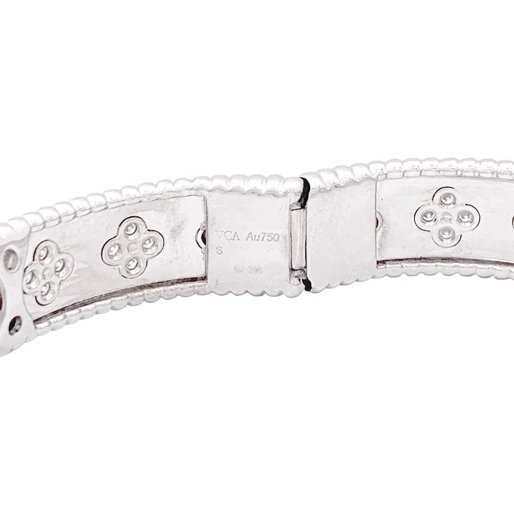 Bracelet Van Cleef & Arpels "Perlée" or blanc, diamants. sold by 58 Facettes product image thumbnail 2