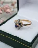 Bague Toi et Moi Saphirs Diamants sold by 58 Facettes
